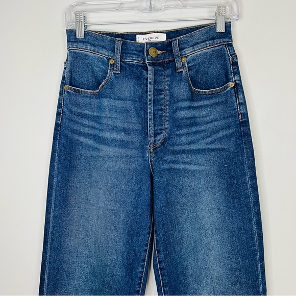 Evereve Blue Flare Jeans - Picture 4 of 9